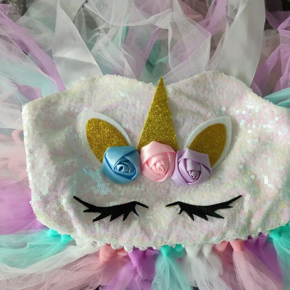 Tutu Dreams Unicorn Costume girls size 5-6 - Picture 3 of 5